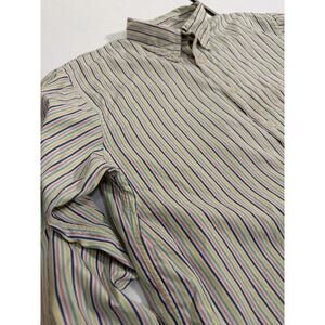 Men’s Springtime Easter Color Size Medium, Long Sleeve Lands End Shirt